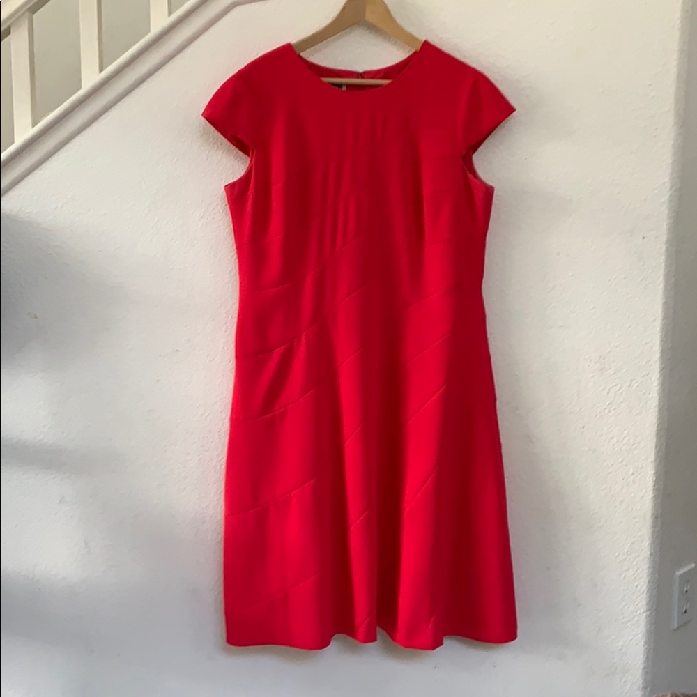 Anne Klein Fuchsia  A-line Dress